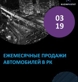 Ready-made report: Monthly Car Sales in Kazakhstan | KazInfostat
