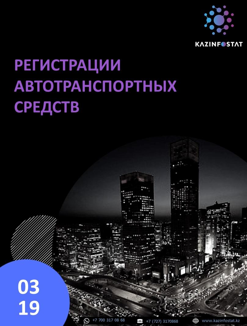 Ready-made report: Vehicle Registrations and Deregistrations | KazInfostat