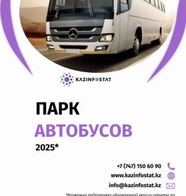 Дайын есеп: ҚР-дағы автобустар паркі | KazInfostat